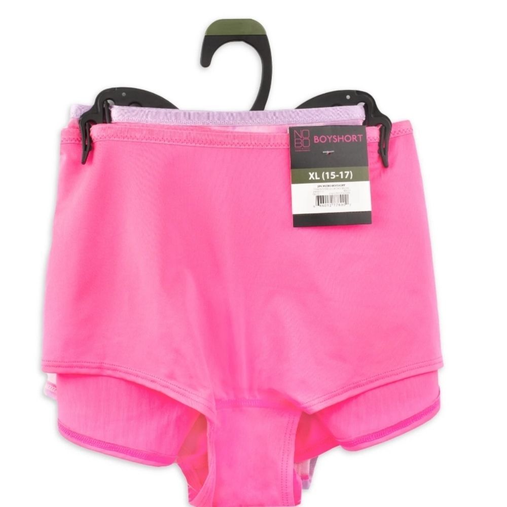 No Boundaries Juniors Micro Boyshort, 2 Pack, Size XL(15-17)
